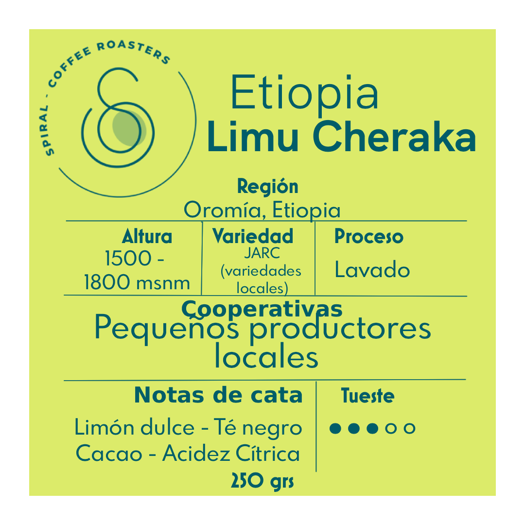 Etiopía - Limu Cheraka - 250 grs.
